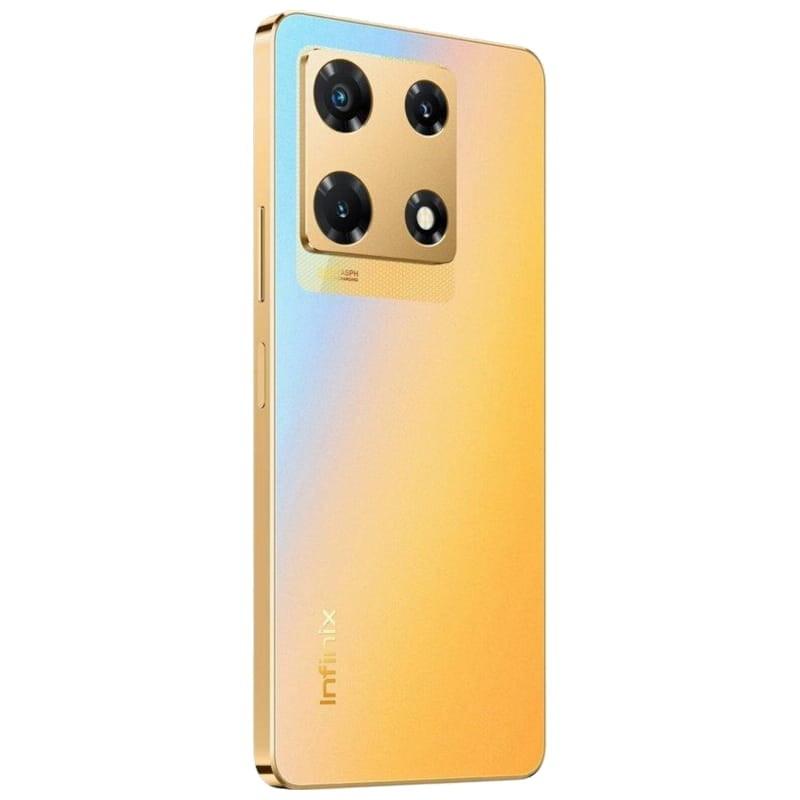 Vista trasera lado izquierdo de Infinix Note 30 Pro 8GB/256GB Dorado - Teléfono Móvil