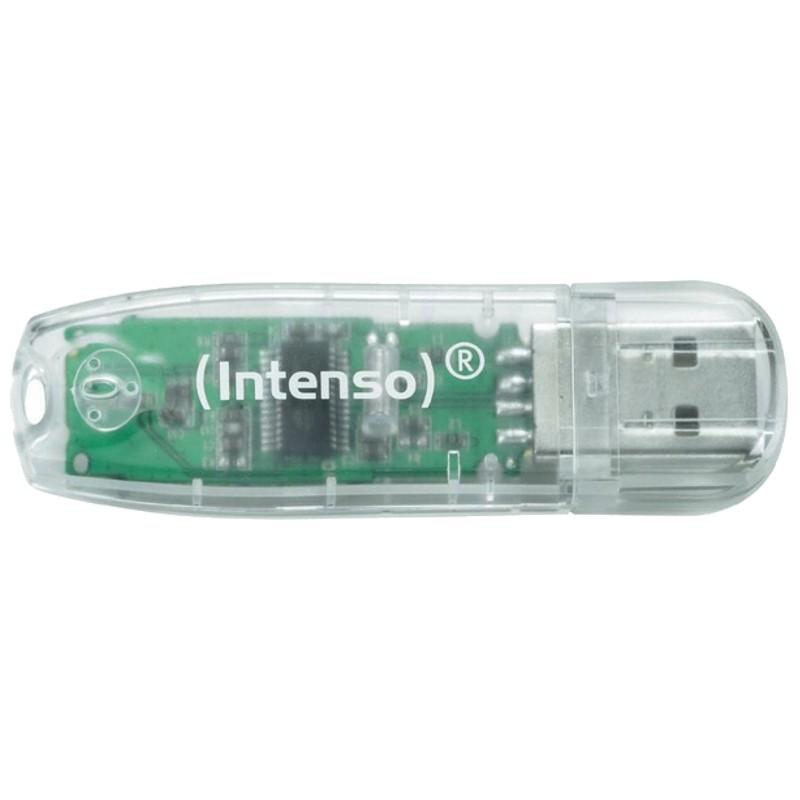 Intenso Rainbow Line 32 GB USB 2.0 Transparente