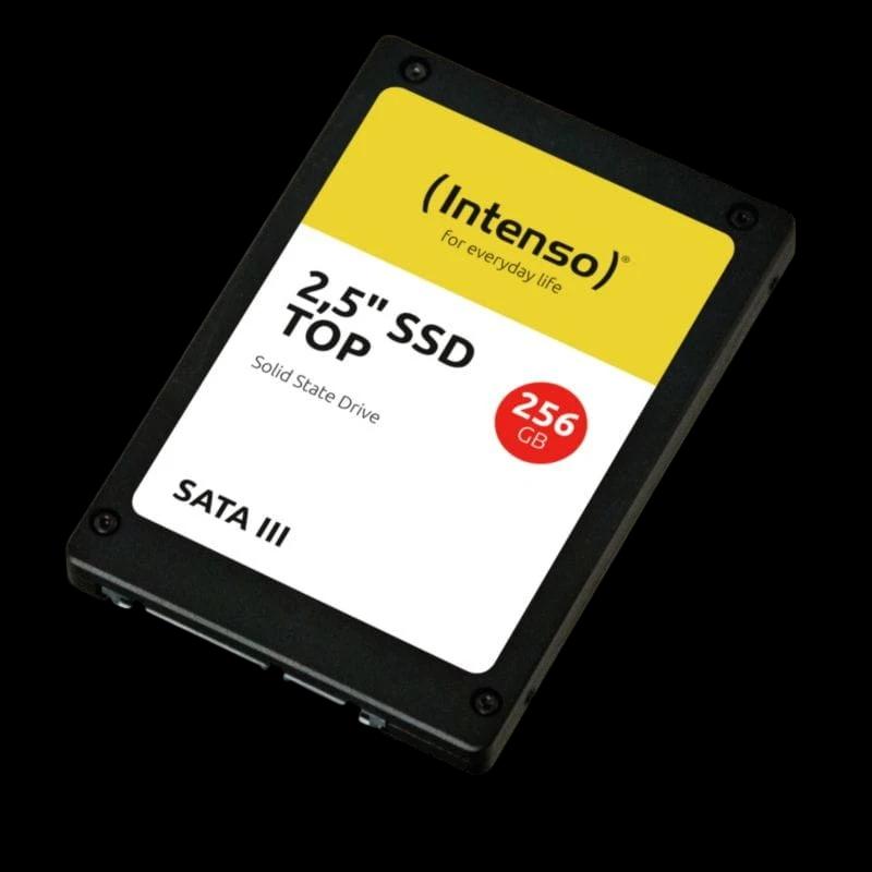 Intenso Top 256 GB SATA III 2,5 pulgadas 3D NAND Negro / Blanco - Disco SSD