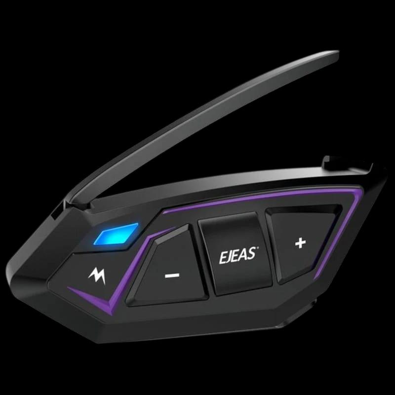 EJEAS MS8 Mesh Conversação simultânea de 8 condutores - Intercomunicador para moto