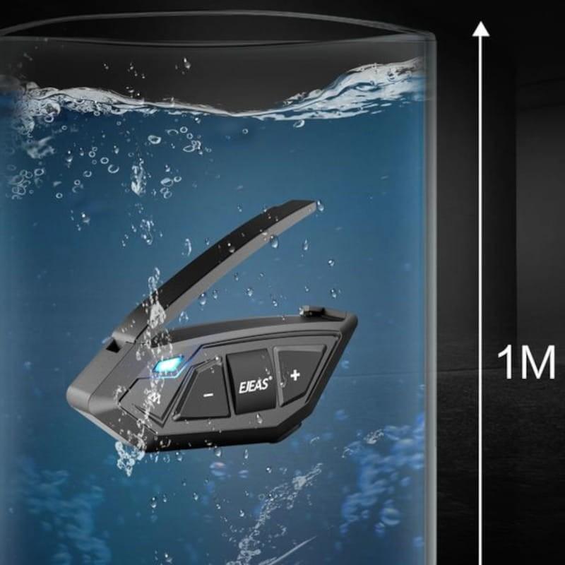 Resistencia al agua de Intercomunicador para Moto EJEAS MS20 - Inalámbricos Bluetooth