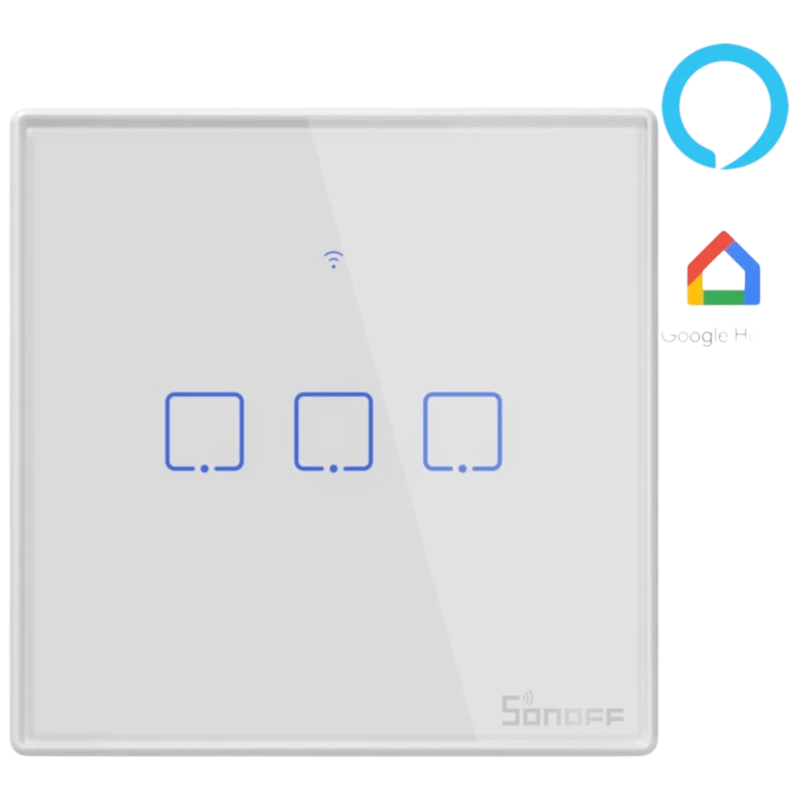 Interrupteur tactile WiFi Sonoff T2 3C