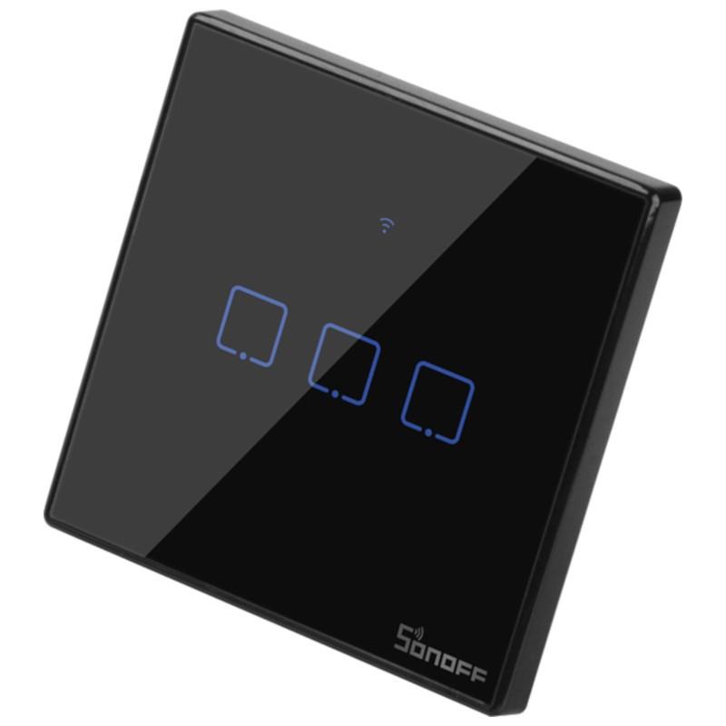 Interruptor Táctil Sonoff T3 3C WiFi - Potente