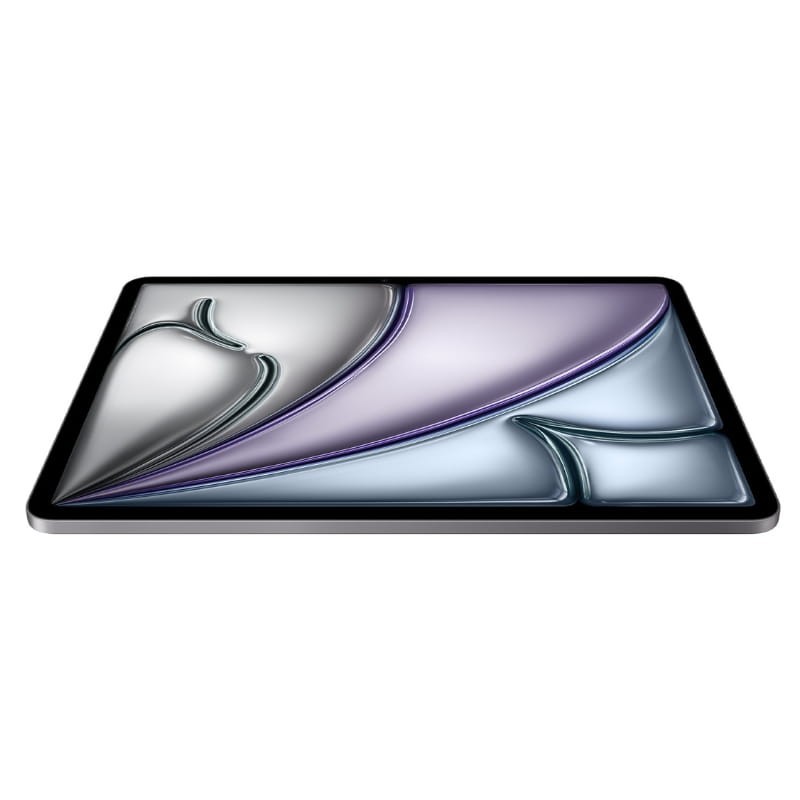 Vista en escorzo del Apple iPad Air 2025 13" 8GB/512GB WiFi Gris