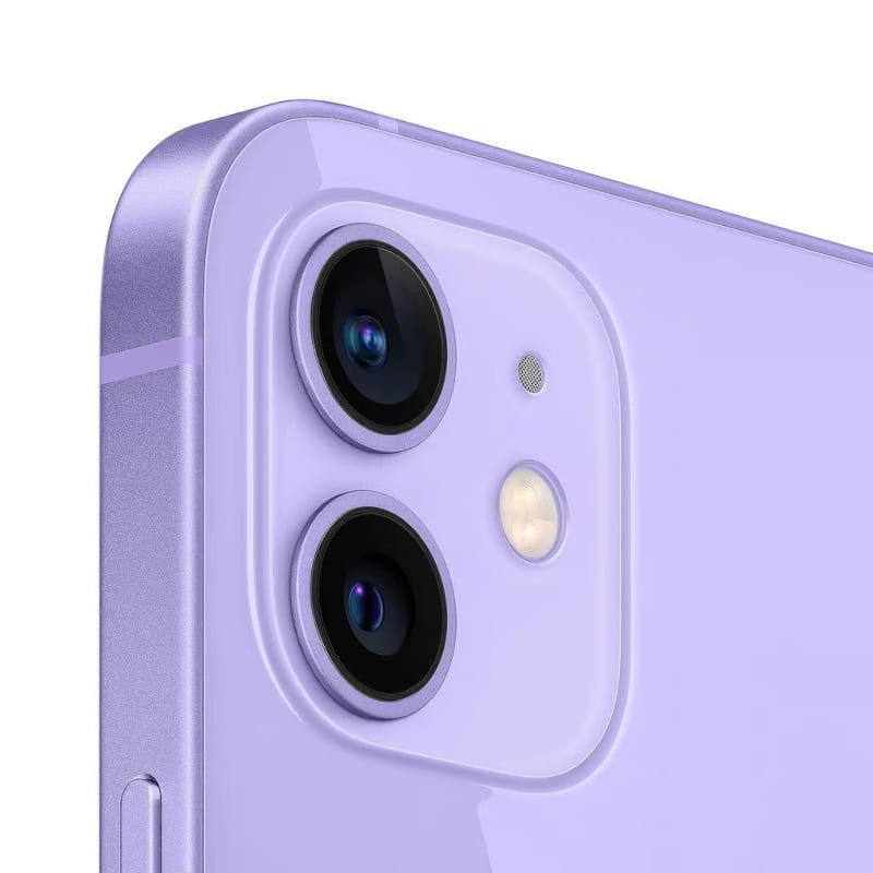 iPhone 12 256GB 5G Roxo Renovado - Excelente Estado Vista Traseira Detalhe