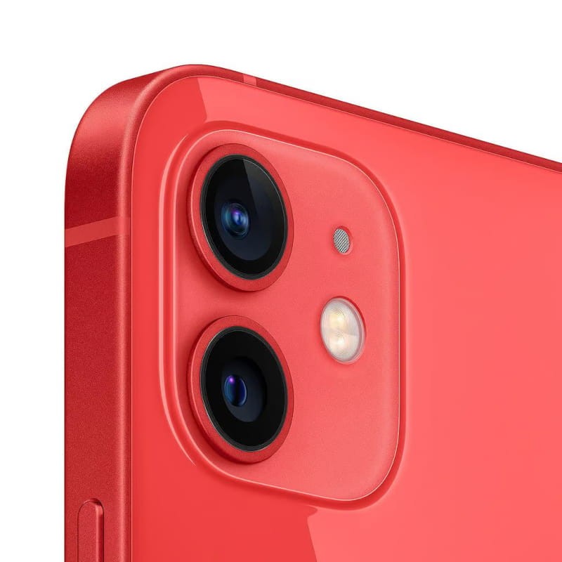 iPhone 12 256GB 5G Vermelho Renovado - Excelente Estado Detalhe traseiro