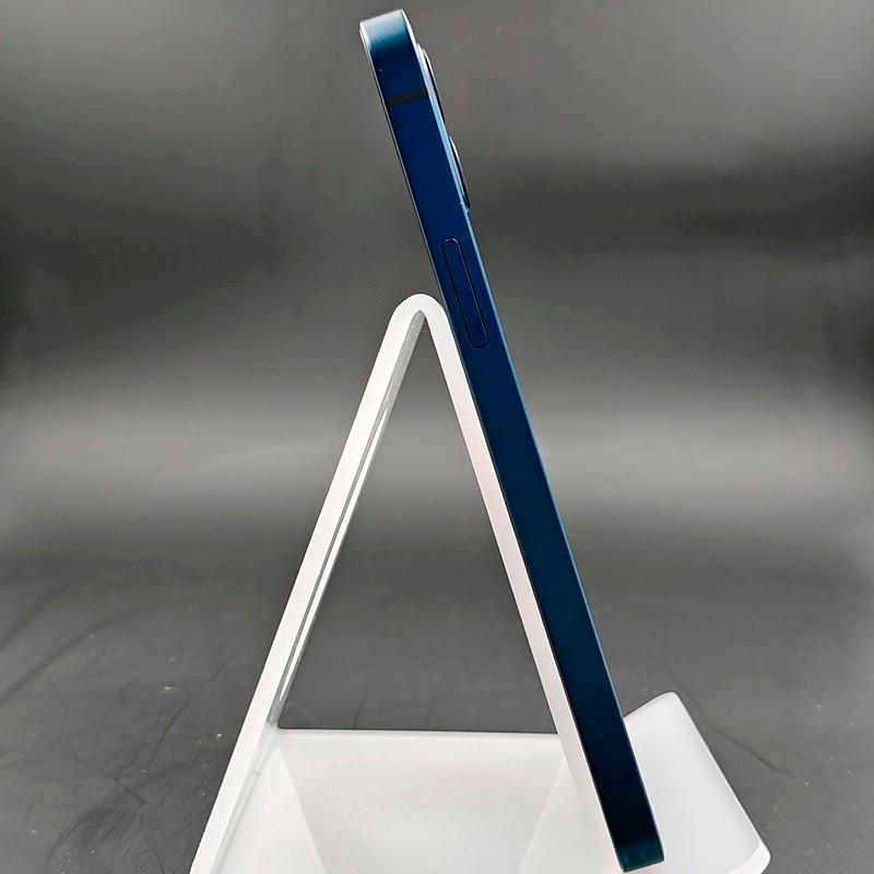 iPhone 12 128GB Azul Recondicionado - Estado Satisfatório - Foto Real - lateral esquerdo