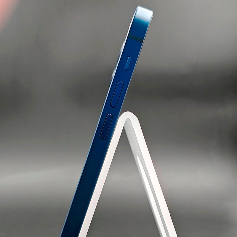 iPhone 12 128GB Azul Recondicionado - Estado Satisfatório - Foto Real - lateral direito