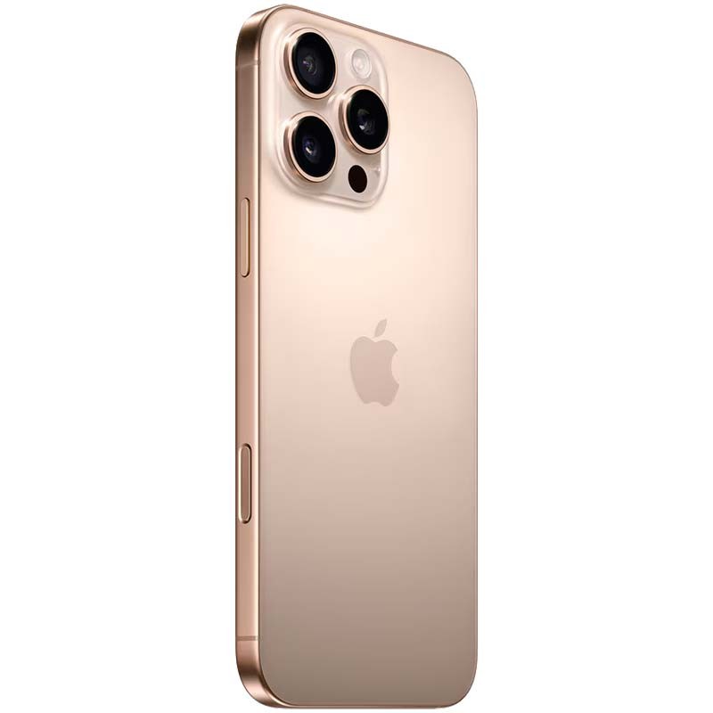 vista trasera del Teléfono móvil Apple iPhone 16 Pro Max 5G 256GB Desierto