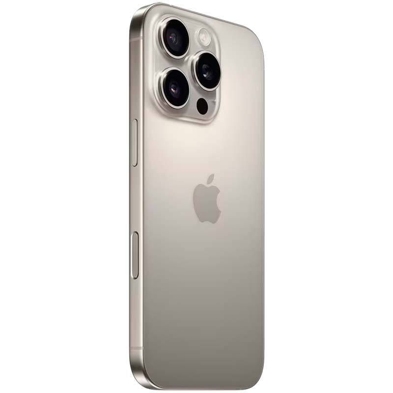 vue arrière du Téléphone mobile Apple iPhone 16 Pro 5G 128Go Naturel