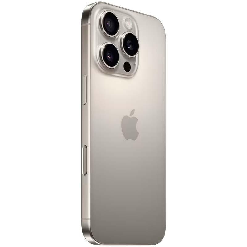 vue arrière du Téléphone mobile Apple iPhone 16 Pro 5G 128Go Naturel