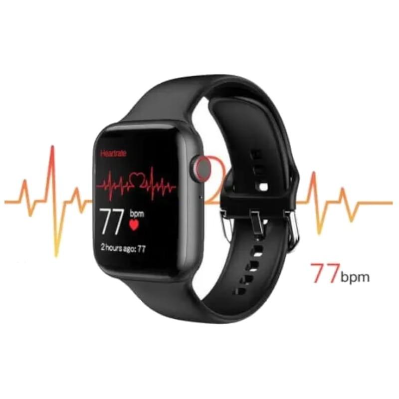 IWO HW28 Negro - Reloj inteligente Vista trasera