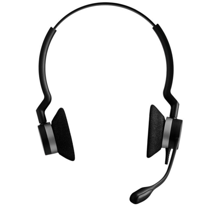 Vista frontal de los Auriculares Jabra Biz 2300 QD Duo Negro