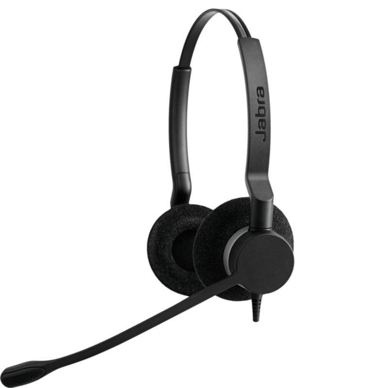 Perspectiva de los Auriculares Jabra Biz 2300 QD Duo Negro