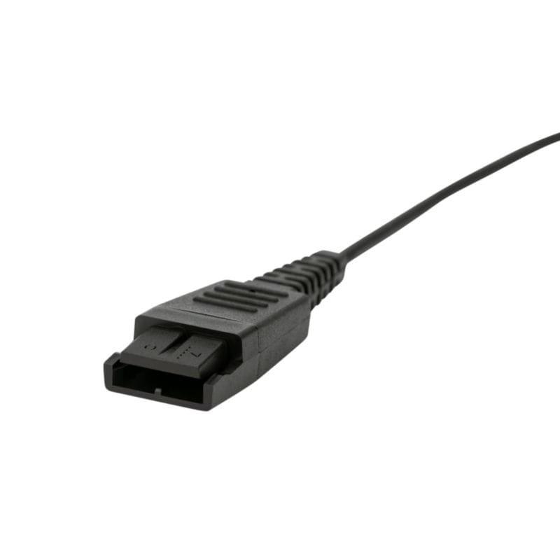 Détail du connecteur QD des Casques de Tête Jabra Biz 2300 QD Mono Noir