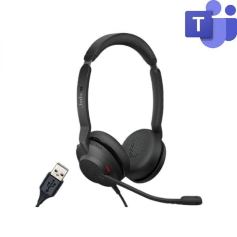 Auriculares Jabra Evolve2 30 SE MS Stereo USB-A Negro con cable USB-A