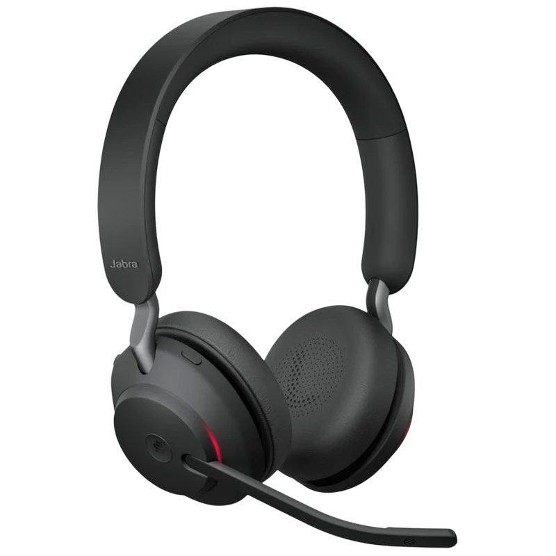 Jabra Evolve2 65 MS Stereo Bluetooth Negro - Auriculares Inalámbricos