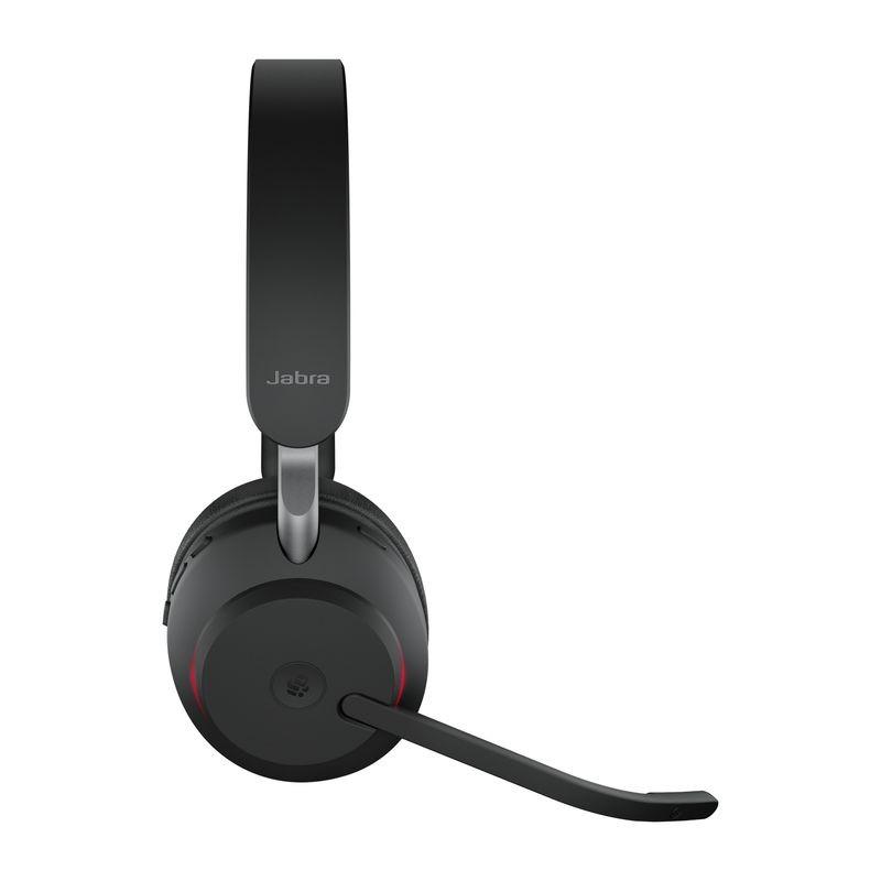 Latérale de Jabra Evolve2 65 MS Stereo Bluetooth Noir - Casque sans fil