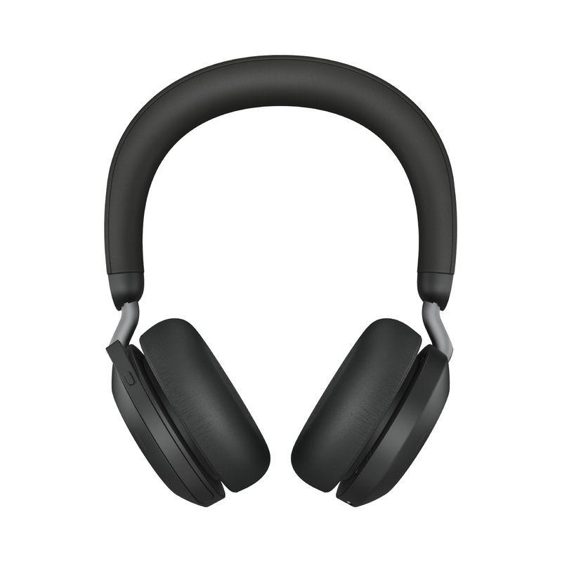 Frontal de Jabra Evolve2 75 Bluetooth Negro - Auriculares Inalámbrico