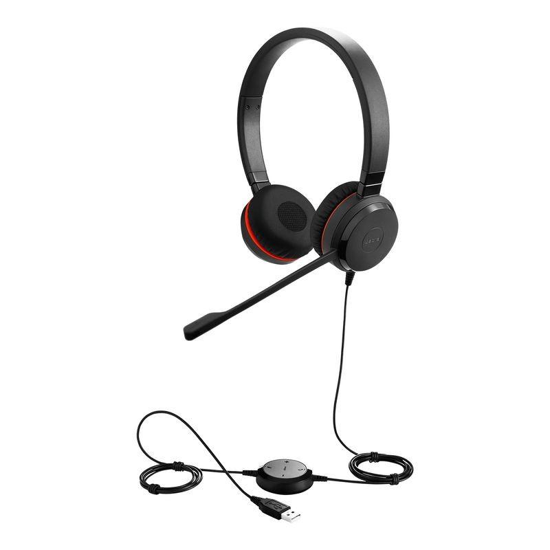 Connexions de Jabra Evolve 30 II MS Stéréo USB Noir - Écouteurs filaires