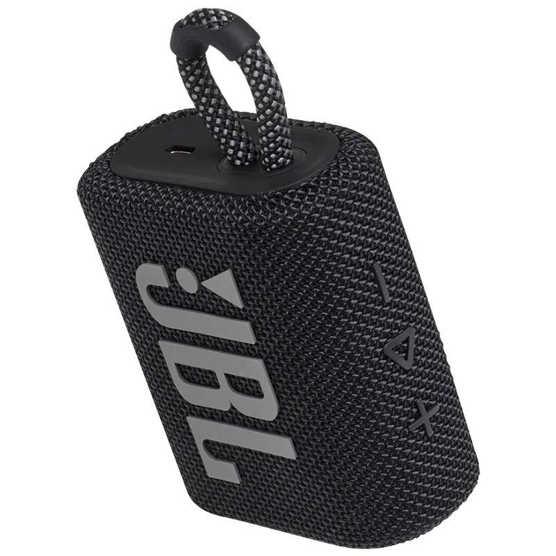 vue de dessus - JBL GO 3 Enceinte Bluetooth Noir Portable