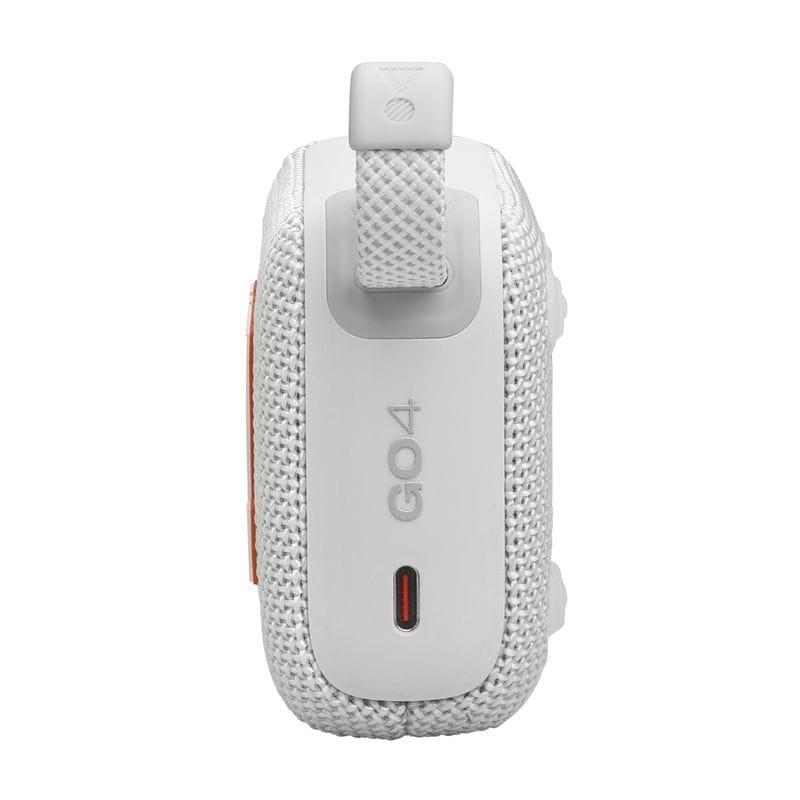 Lateral izquierdo de JBL Go 4 4.2 W Blanco - Altavoz Bluetooth