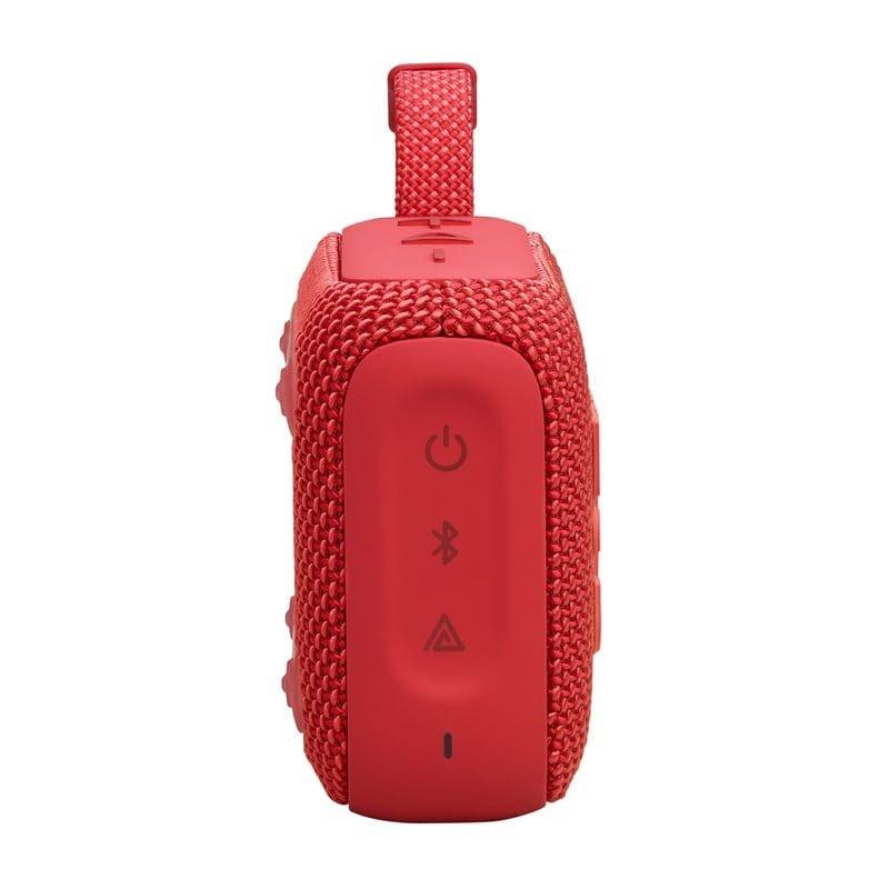 Lateral izquierdo de JBL Go 4 4.2 W Rojo - Altavoz Bluetooth