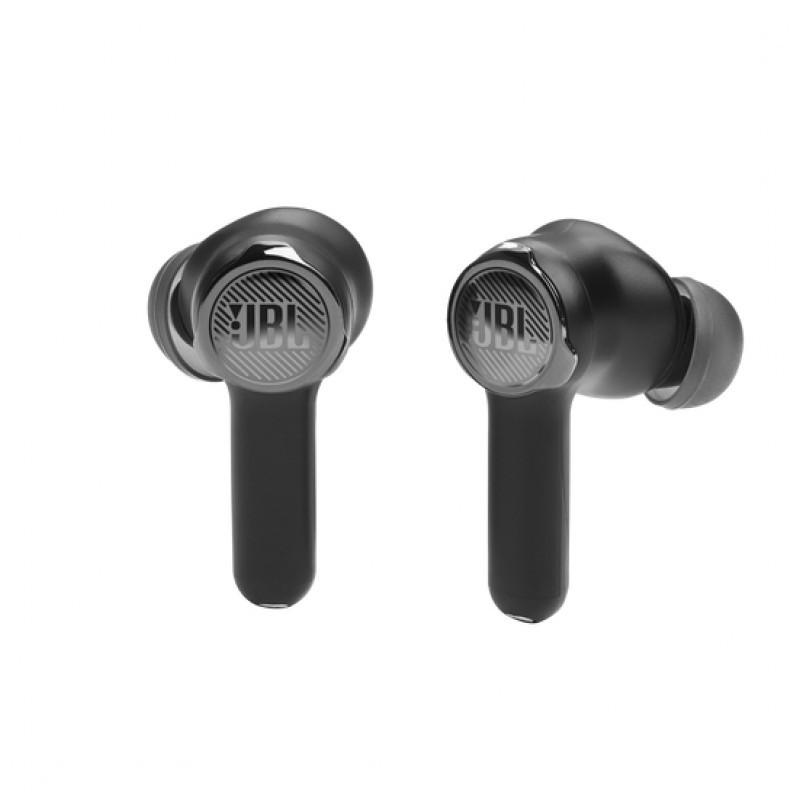 vista lateral de los Auriculares Inalámbricos JBL Quantum TWS Negro