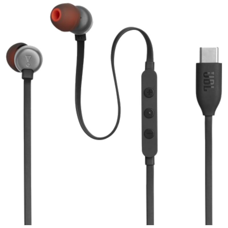 JBL Tune 310C USB-C Negro - Auriculares In-Ear Frontal con Cable USB-C