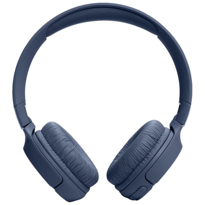 Vista frontal de JBL TUNE 520BT Azul - Auriculares Bluetooth
