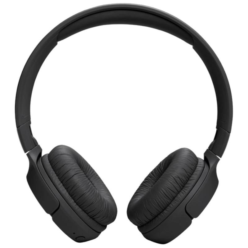 Vue de face de JBL TUNE 520BT Noir - Casque Bluetooth