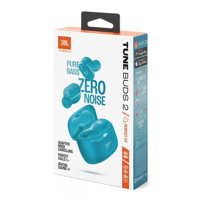 JBL Tune Buds 2 Turquesa - embalaje
