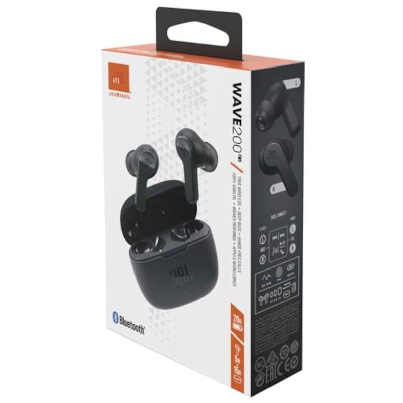 JBL Wave 200 TWS Negro - Auriculares Bluetooth - Negro