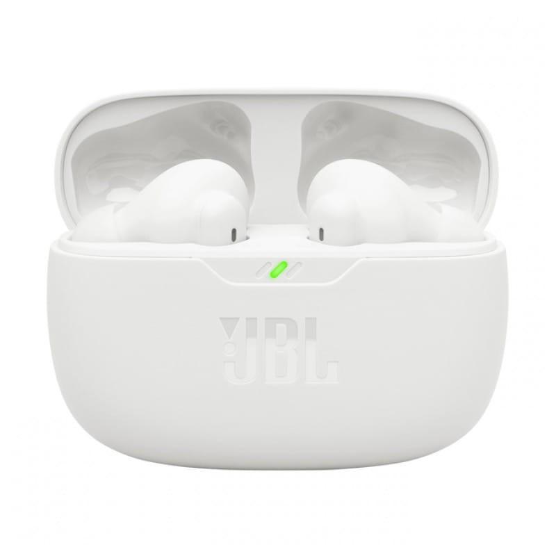 JBL Wave Beam 2 Bluetooth White - Auscultadores sem fios imagem da frente na caixa