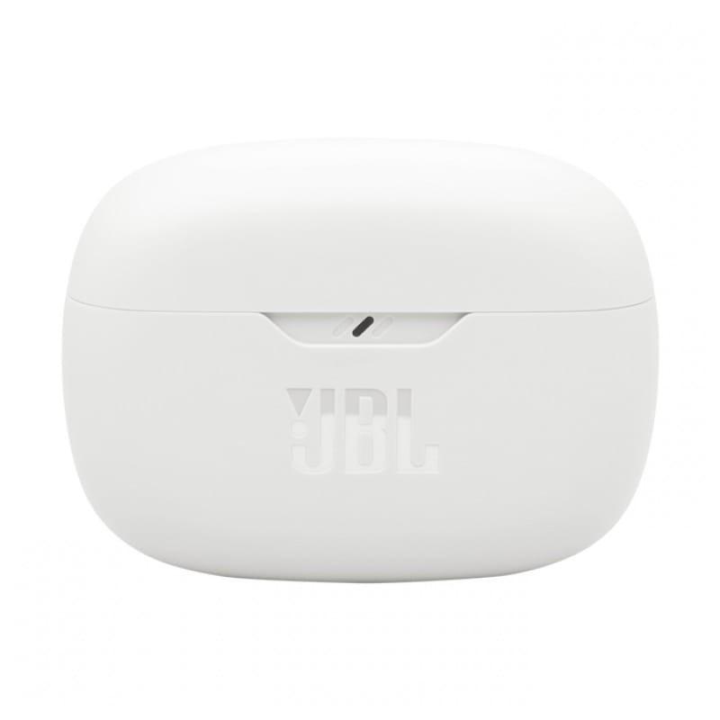 JBL Wave Beam 2 Bluetooth White - Auscultadores sem fios imagem frontal da caixa de carregamento