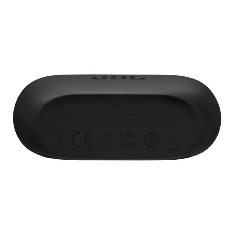 JBL Wave Buds 2 Negro  - vista inferior del estuche de carga