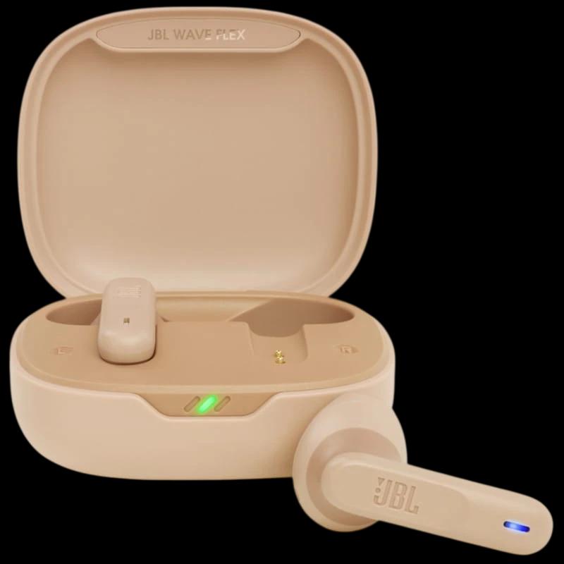 JBL Wave Flex Beige - Auriculares Bluetooth
