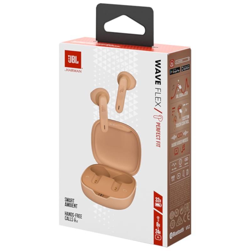 embalaje de los Auriculares Bluetooth JBL Wave Flex Beige