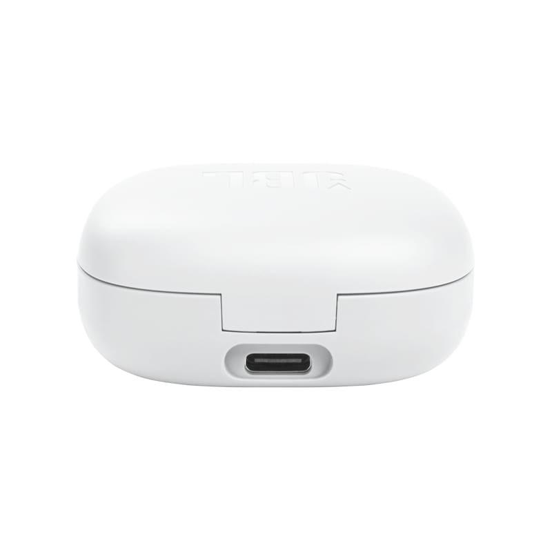 Vista traseira da caixa dos Auscultadores Bluetooth JBL Wave Flex Branco