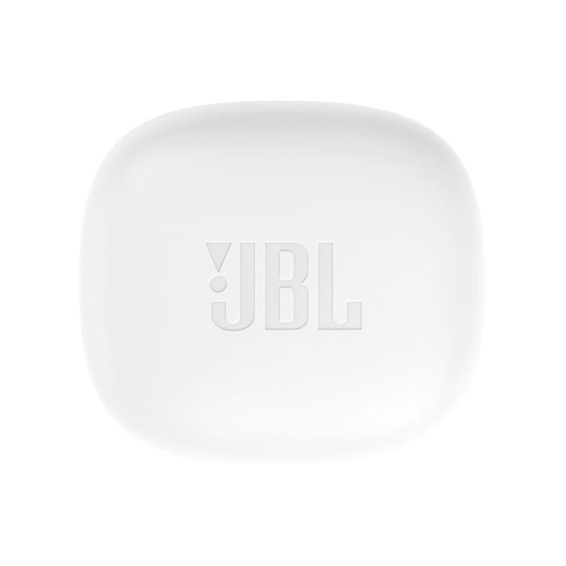 Vista superior da caixa dos Auscultadores Bluetooth JBL Wave Flex Branco
