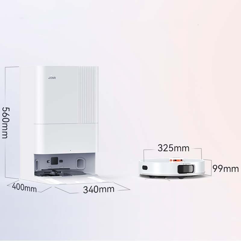 dimensiones del Aspirador robot JONR P20 Pro