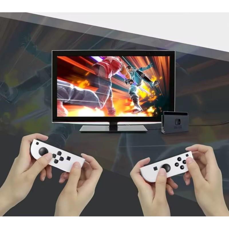 Ensemble de Joy-Con Gauche/Droite Compatible Nintendo Switch Blanc pour 2 Joueurs