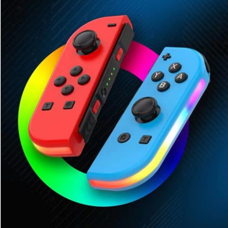 Mandos de Mando Joy-Con Set Izq/Dcha Nintendo Switch Compatible Blanco RGB