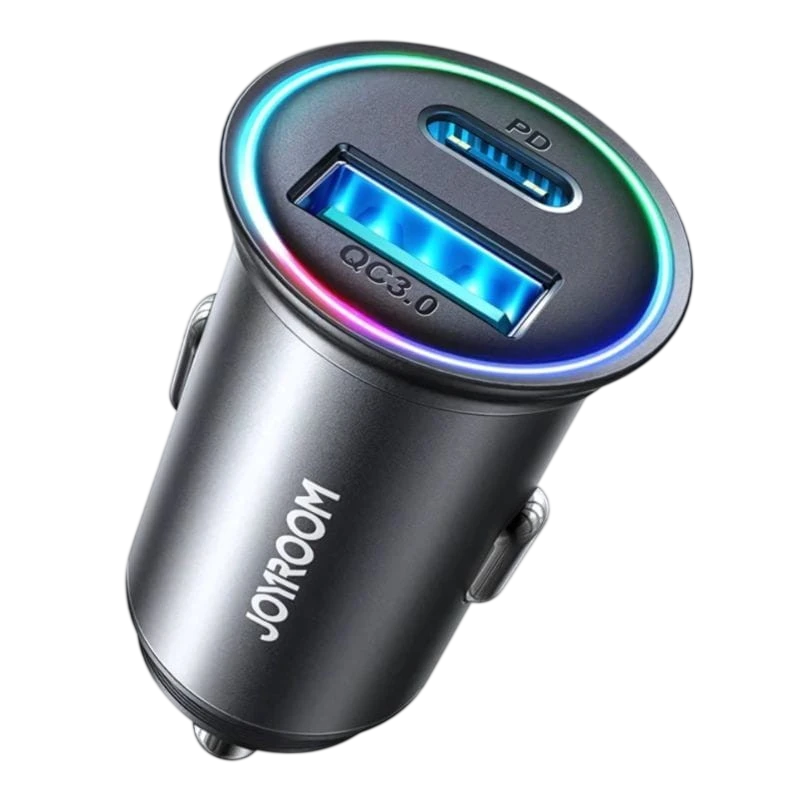 Joyroom JR-CCN04 60 W USB-A e USB Tipo C - Carregador de isqueiro