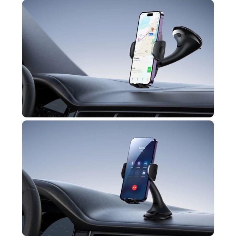 Posicionamiento en el salpicadero o cristal del Soporte JR-ZS259