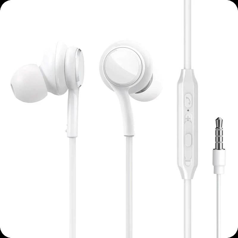 Joyroom JR-EW02 Jack 3.5mm Blanco - Auriculares con cable