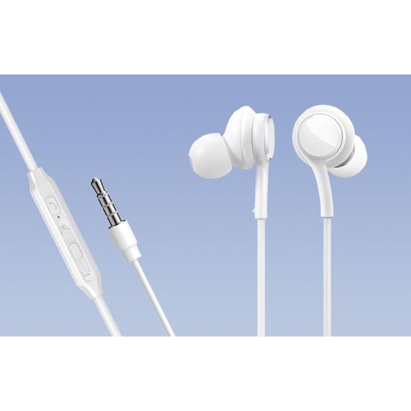 Potente Joyroom JR-EW02 Jack 3.5mm Blanco - Auriculares con cable