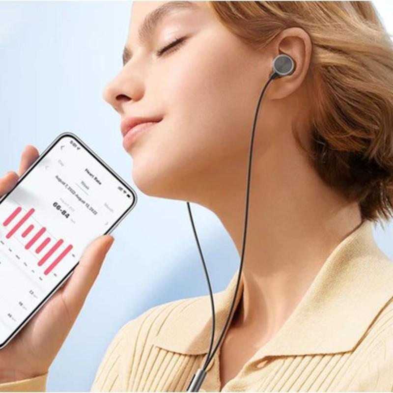 Adaptable Joyroom JR-EW03 Jack 3.5mm Gris Oscuro - Auriculares con cable