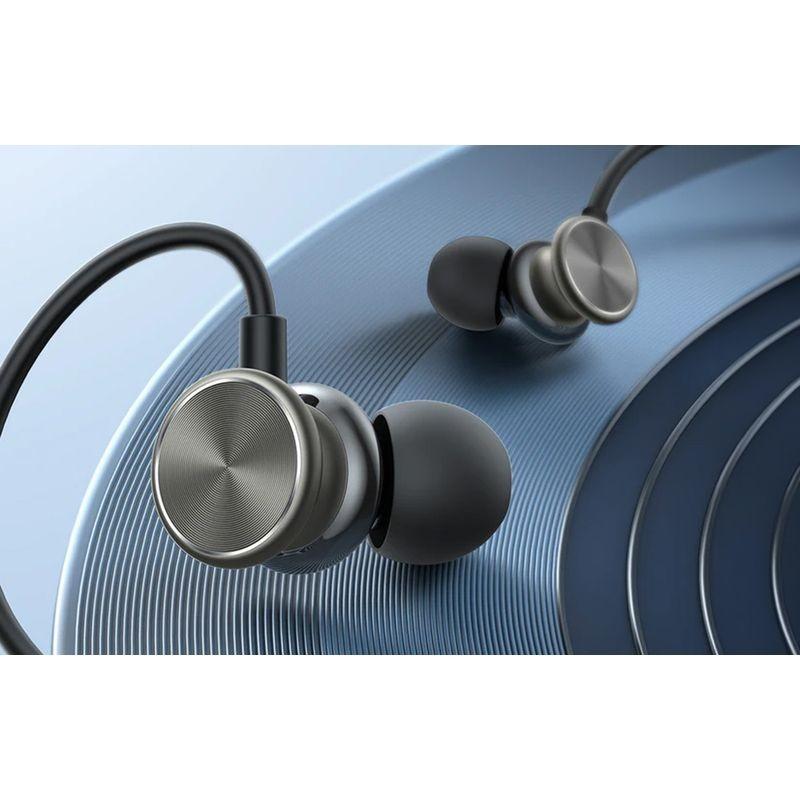 Sonido de Joyroom JR-EW03 Jack 3.5mm Gris Oscuro - Auriculares con cable