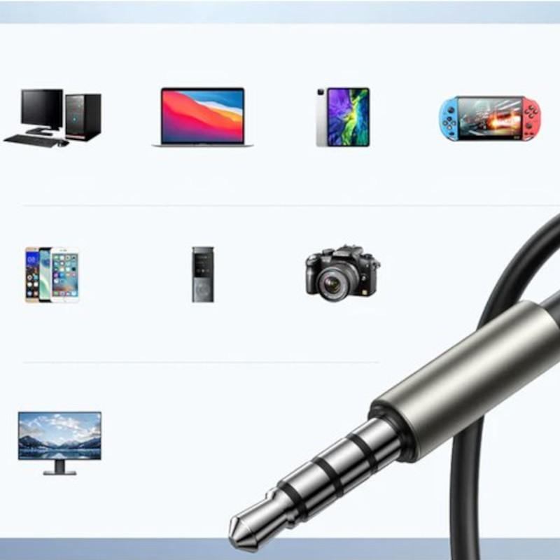 Conexiones de Joyroom JR-EW03 Jack 3.5mm Plata - Auriculares con cable